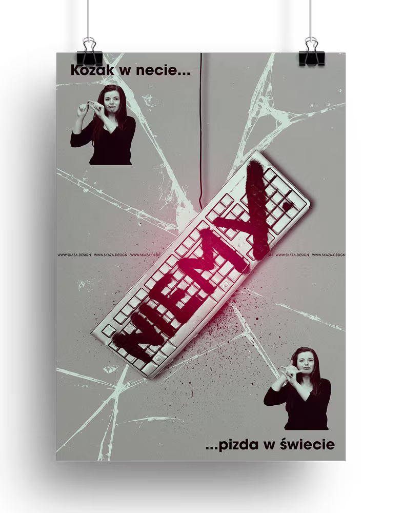 plakat niemy