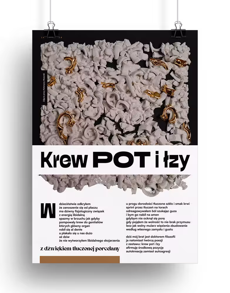 plakat pot i łzy
